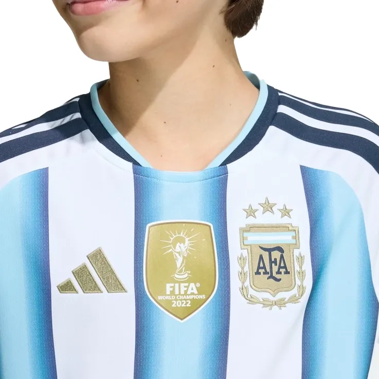 Camisa Adidas infantil da seleção Argentina exibindo qualidade e conforto